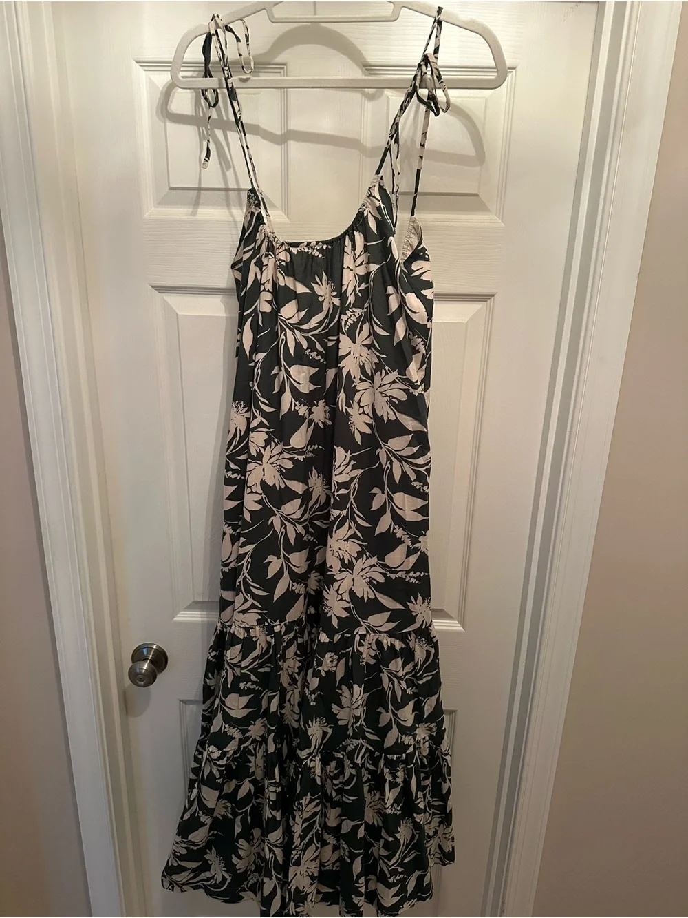Abercrombie & Fitch Green Floral Maxi Dress